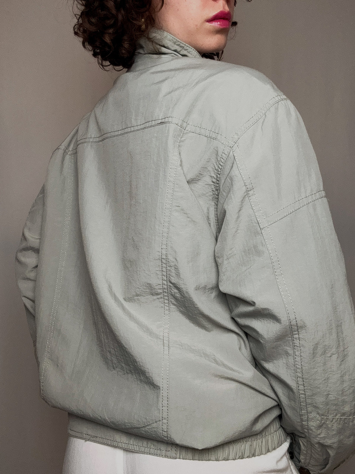 Veste d'été grise M vintage