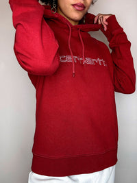 CARHARTT Vintage-Hoodie, rot, Größe L