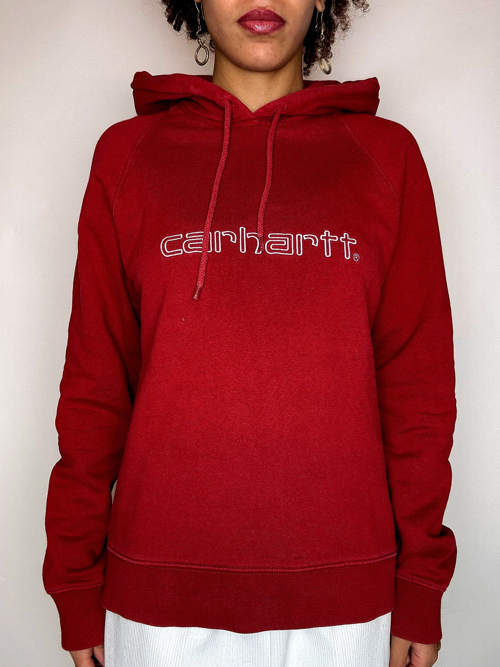 CARHARTT Vintage-Hoodie, rot, Größe L