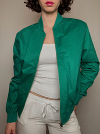 Vintage Sommerjacke mit Pizza-Stickerei, Größe M