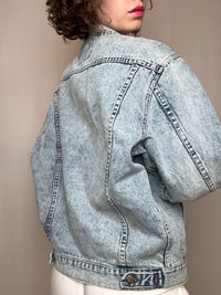 Veste en denim bleue clair M/L vintage