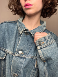 Vintage blaue Jeansjacke Mustang XXL