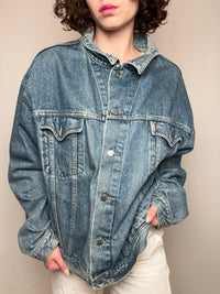 Vintage blaue Jeansjacke Mustang XXL