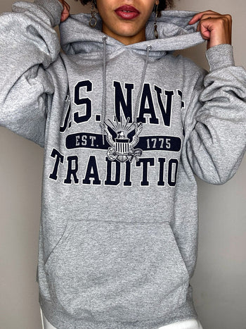 Sweat à capuche gris CHAMPION M vintage