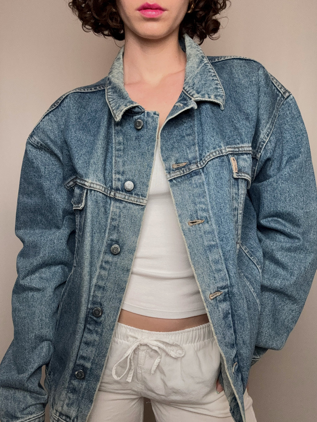 Vintage blaue Jeansjacke Mustang XXL