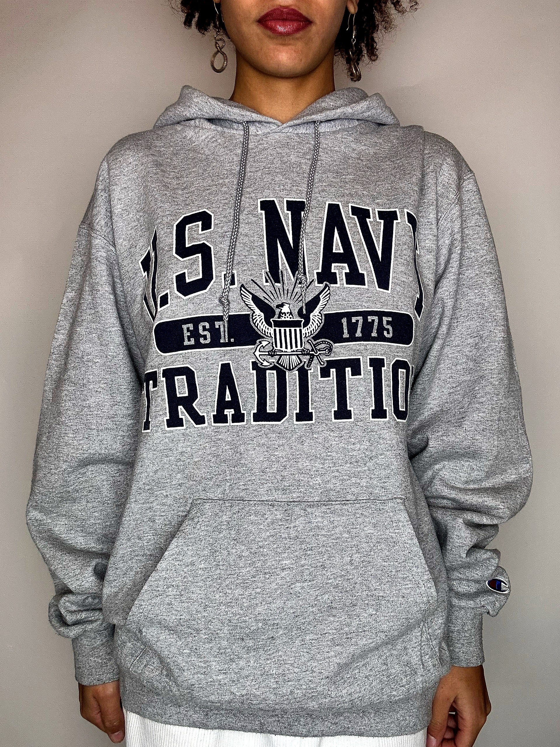 Vintage Grey CHAMPION M Hoodie