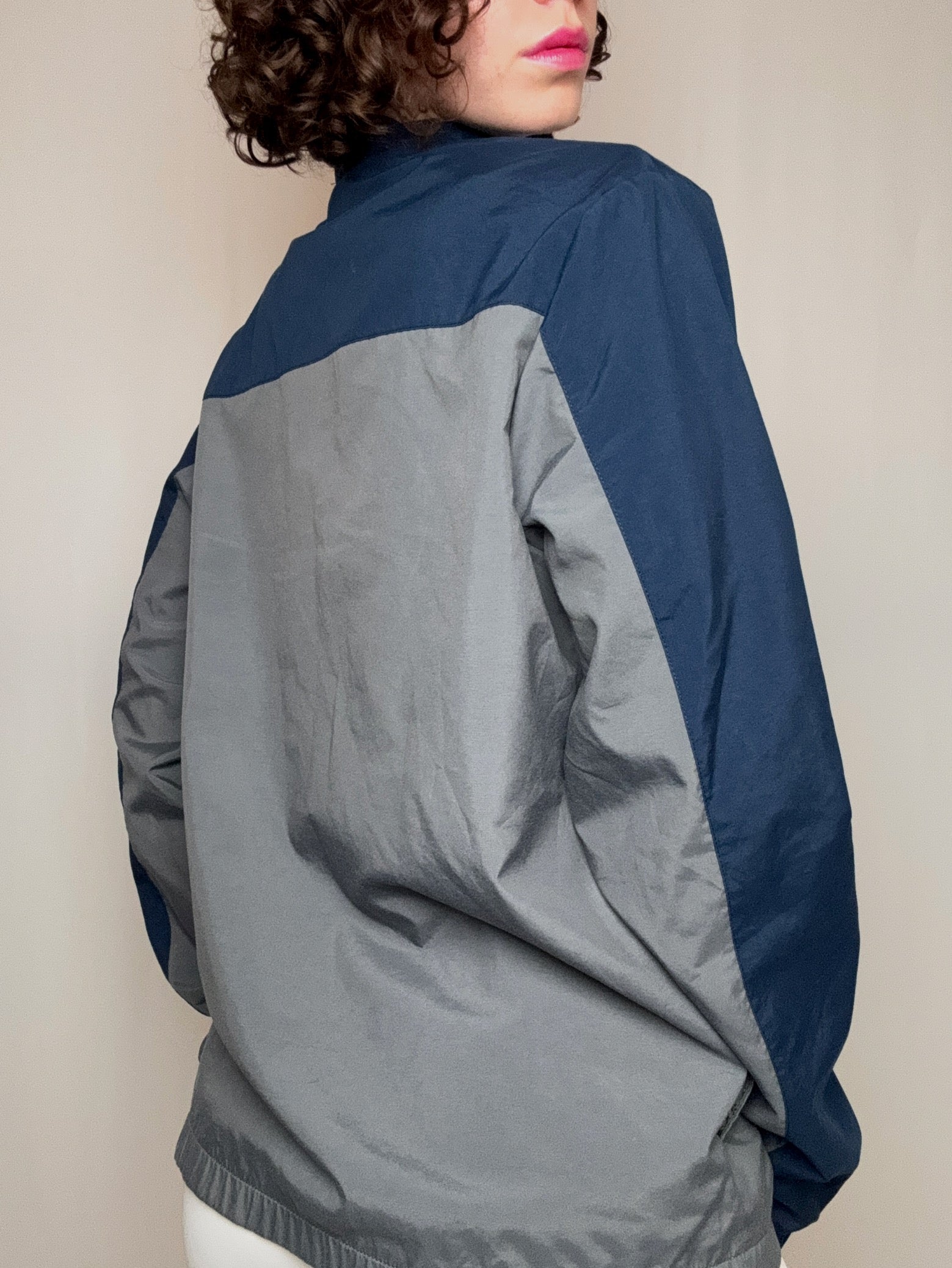 Jacket bicolore nike L vintage