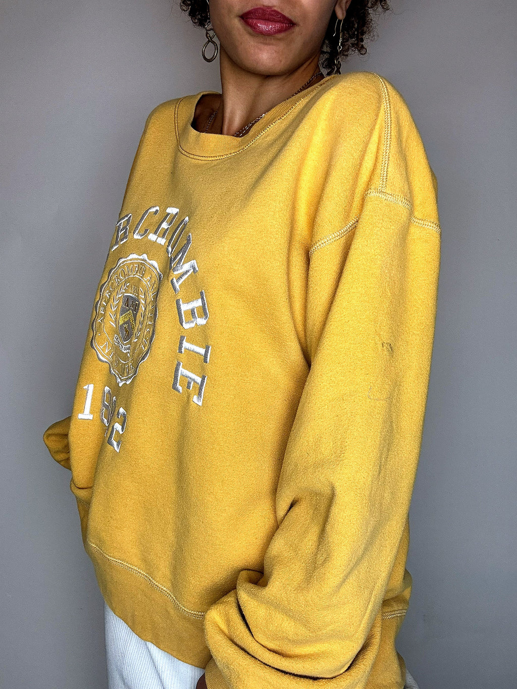 Rundhals-Sweatshirt ABERCROMBIE &amp; FITCH Größe L Vintage