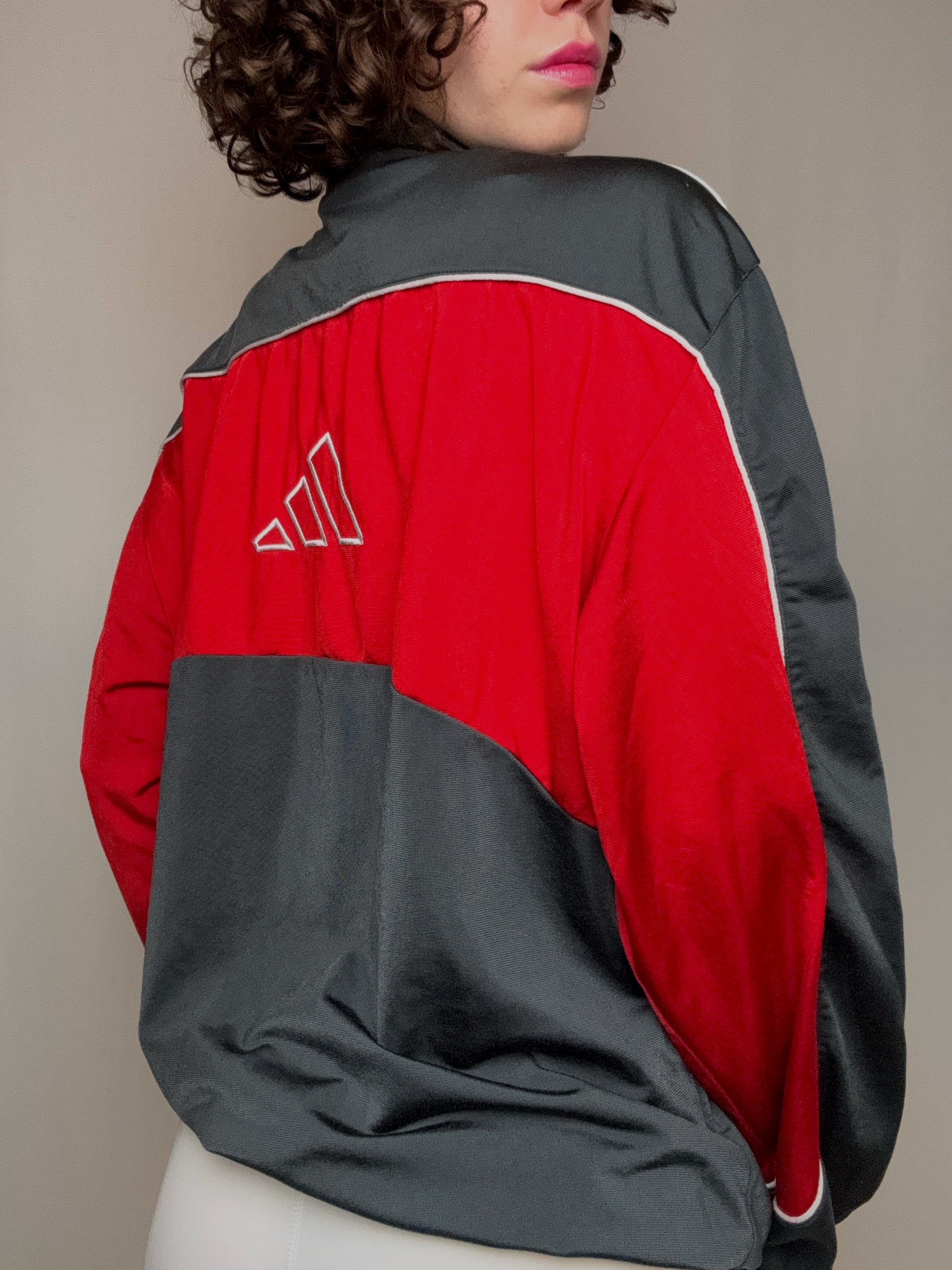 Jacket  de sport bicolore adidas M/L  vintage
