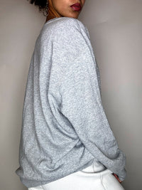 Sweat gris NEW BALANCE L vintage