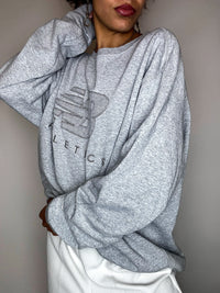 Sweat gris NEW BALANCE L vintage
