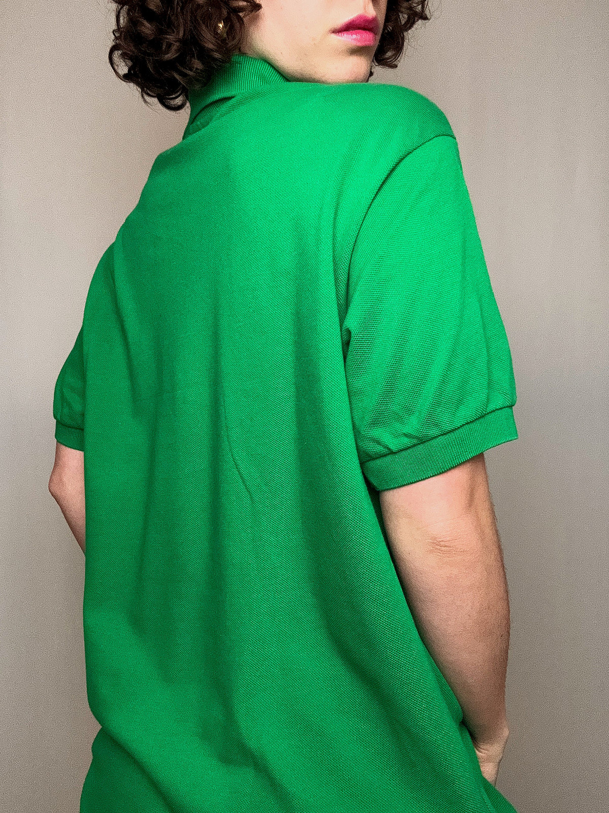 Polo vert Lacoste XL vintage