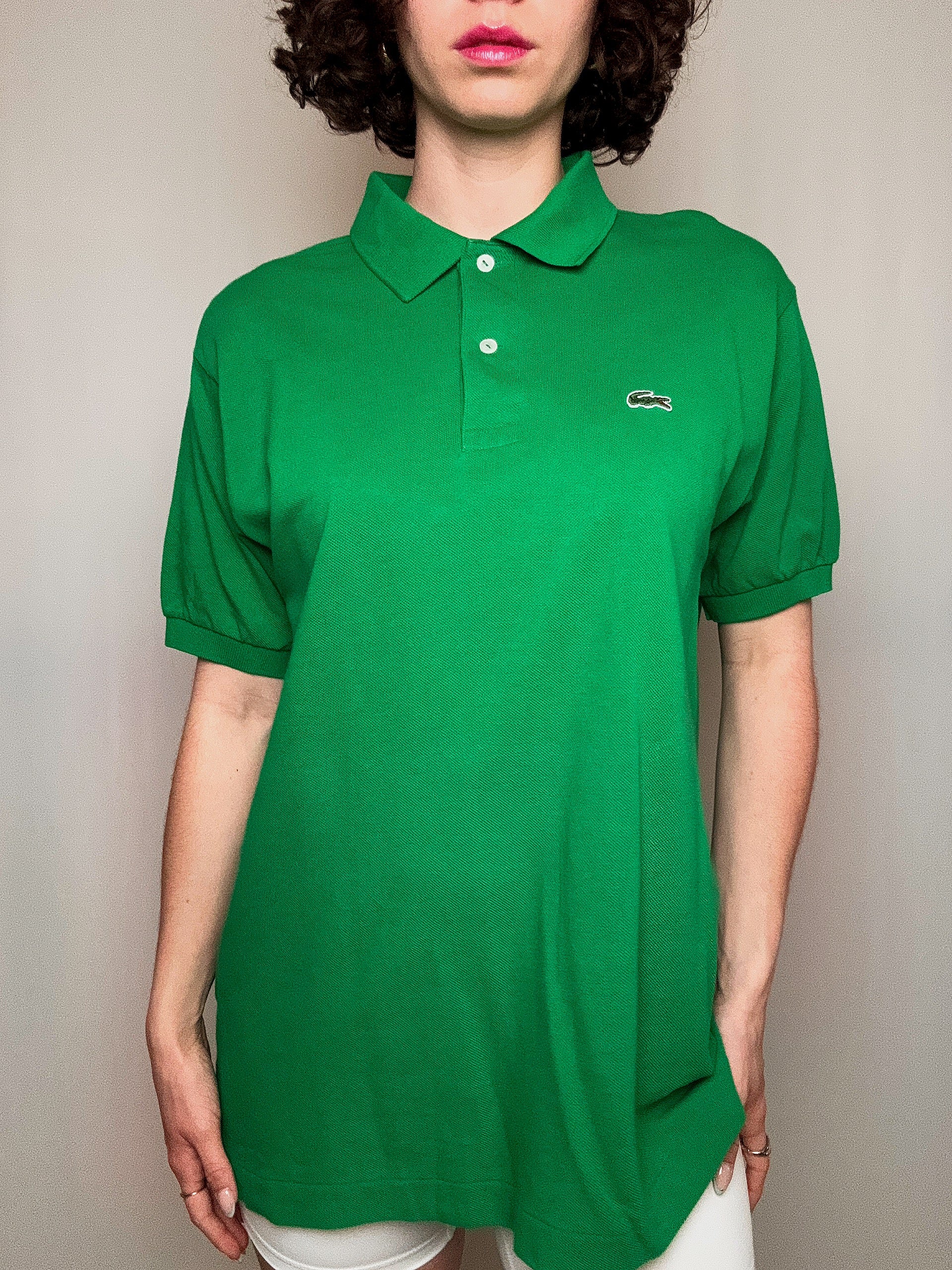 Polo vert Lacoste XL vintage