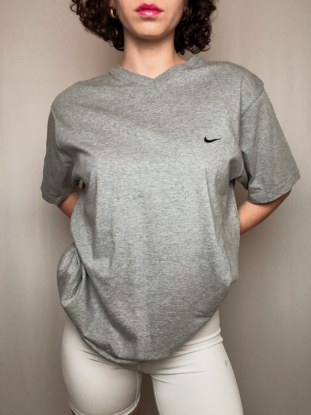 Graues Nike Vintage T-Shirt L