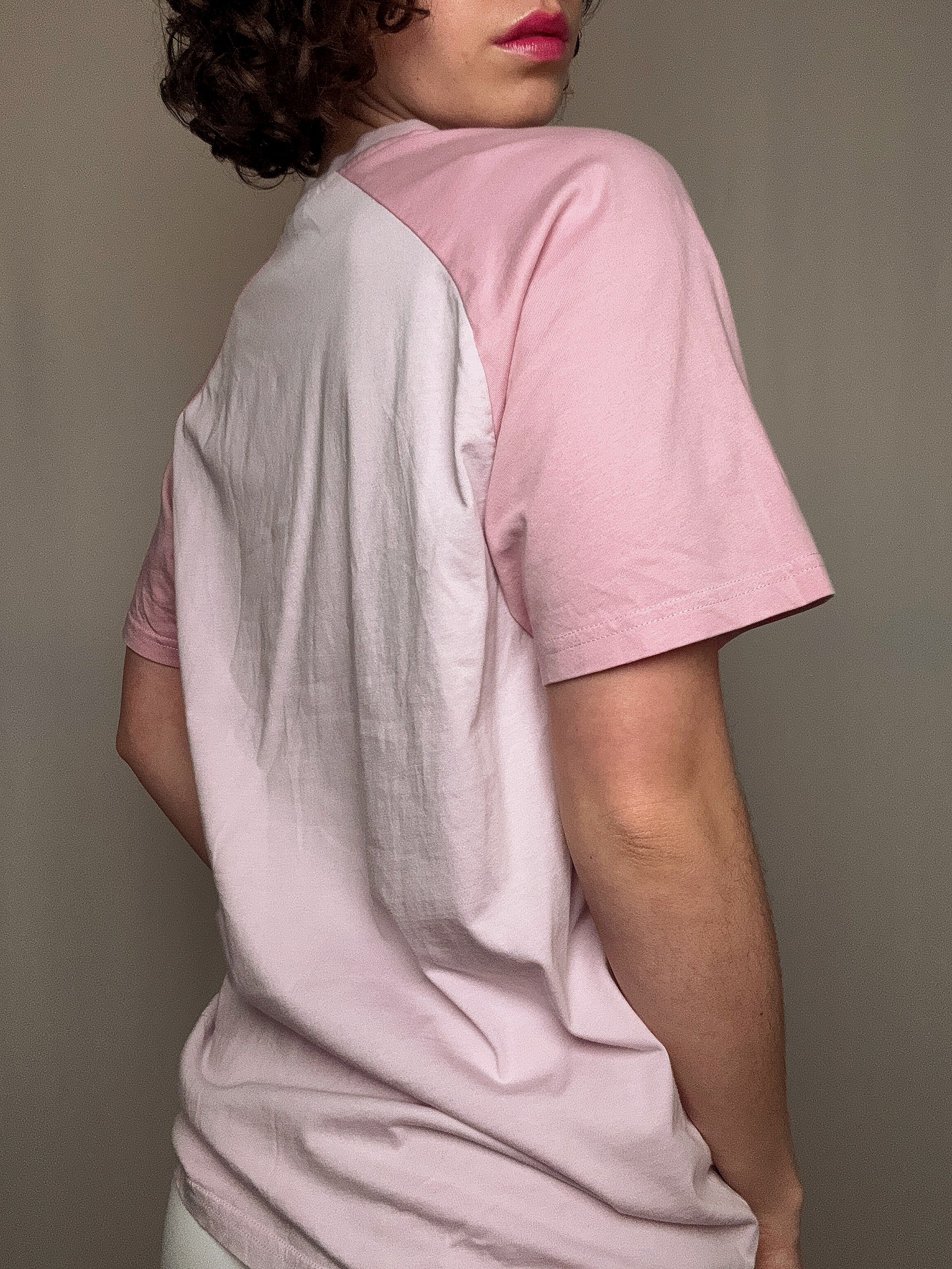 Rosa Ellesse T-Shirt M/L Vintage