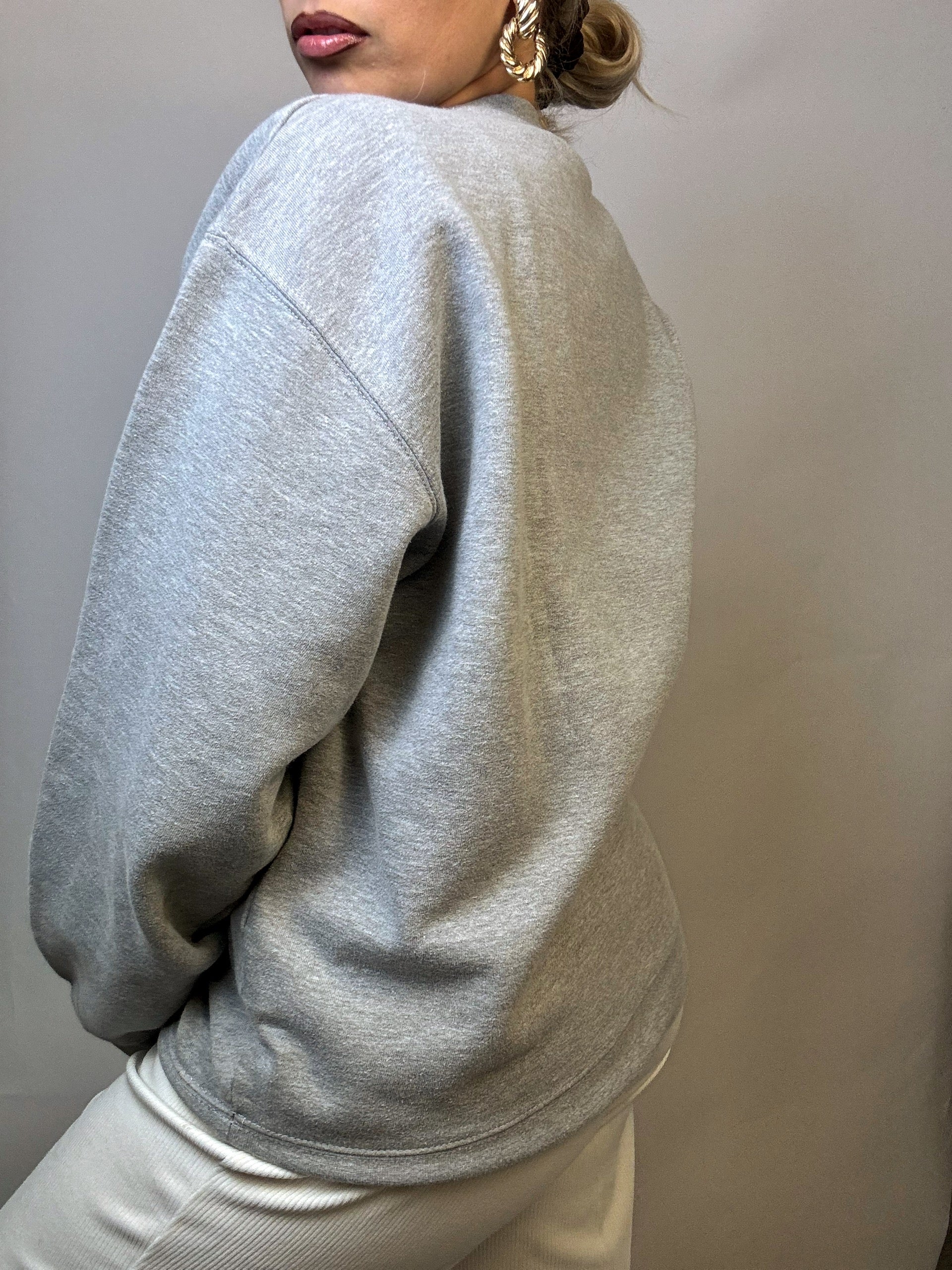 FILA L vintage crew neck gray sweatshirt