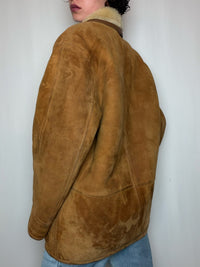 Peau lainée camel L vintage