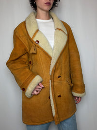 Peau lainée camel L/XL vintage