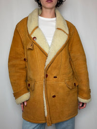 Peau lainée camel L/XL vintage
