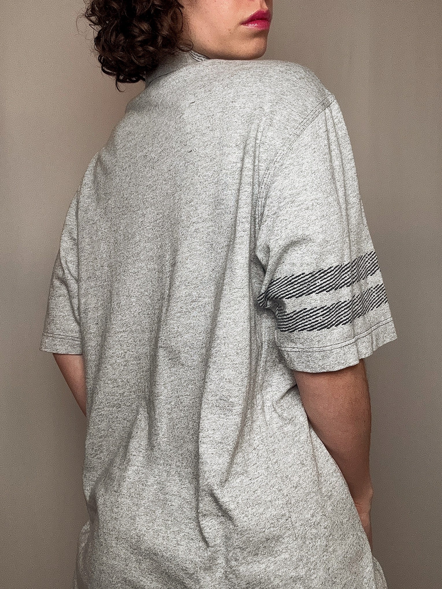 Polo gris Sergio Tacchini XL vintage