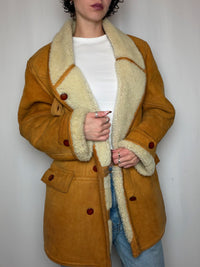 Peau lainée camel L/XL vintage