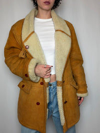Peau lainée camel L/XL vintage