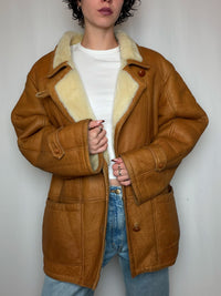 Peau lainée camel L/XL vintage