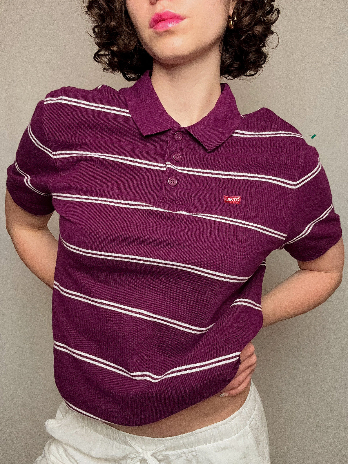 Polo rayé Levi's S vintage