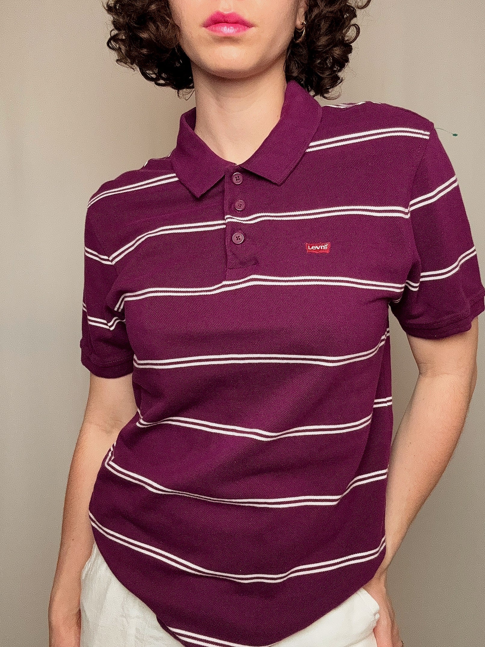 Polo rayé Levi's S vintage