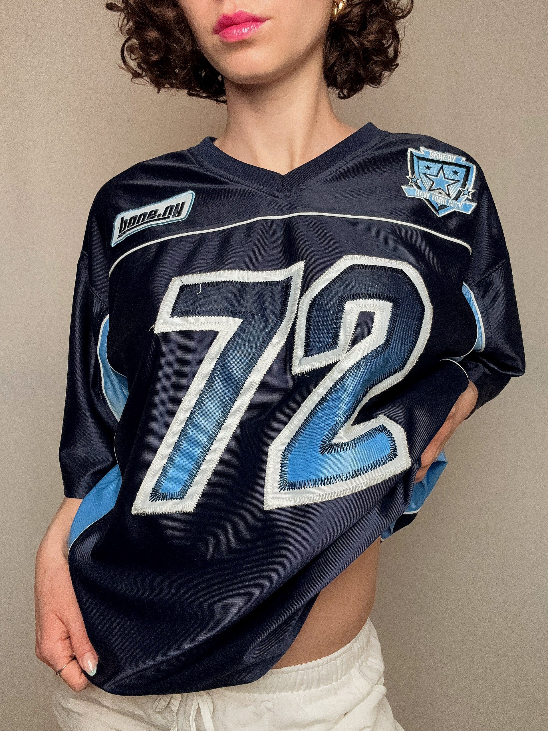 maillot de football bleu XXL vintage