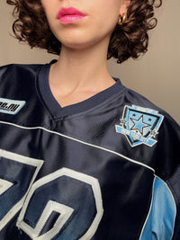 maillot de football bleu XXL vintage