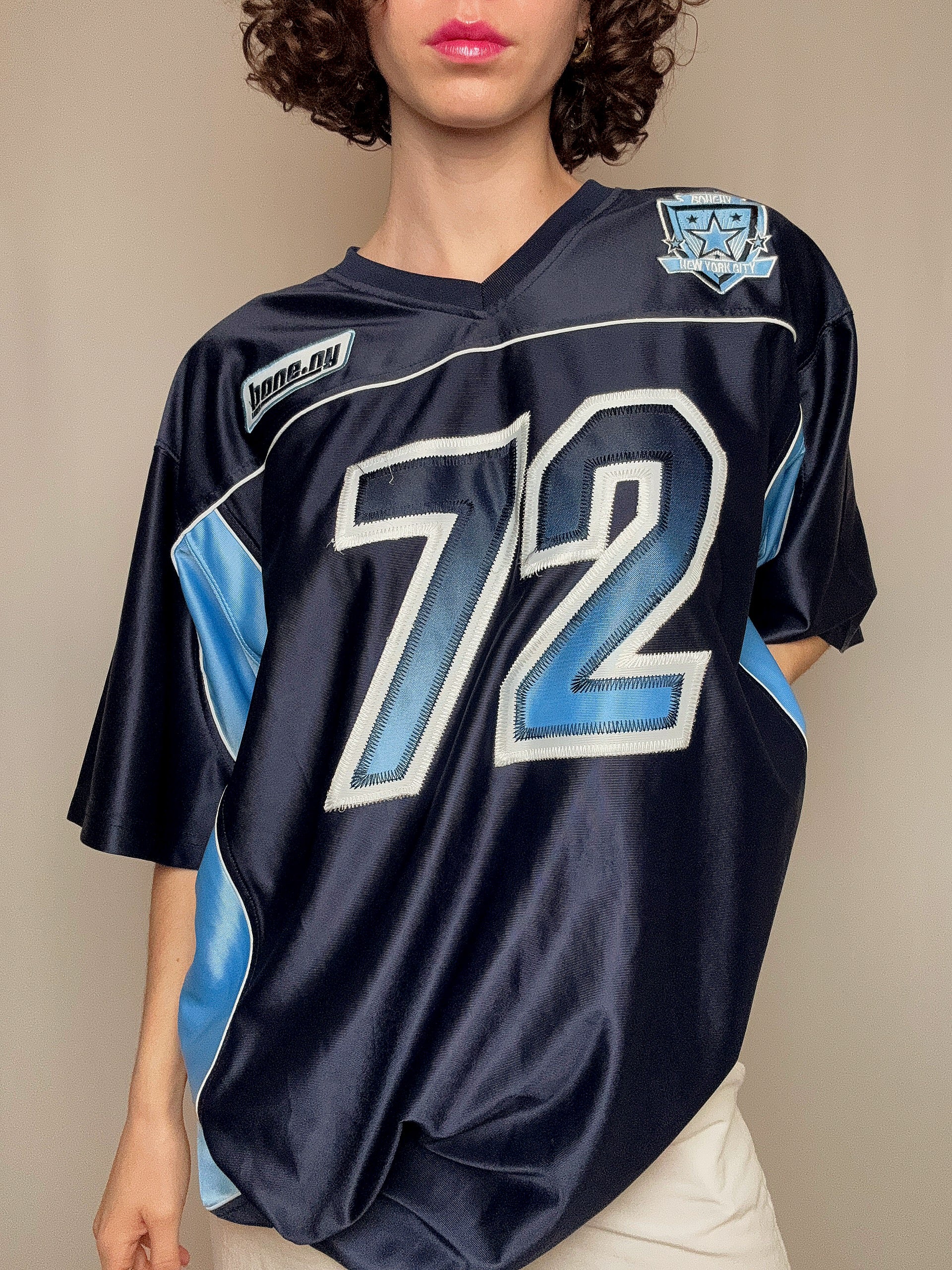 maillot de football bleu XXL vintage