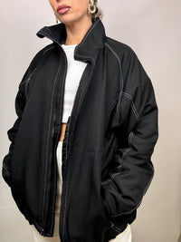 HELLY HANSEN L black Vintage waterproof jacket
