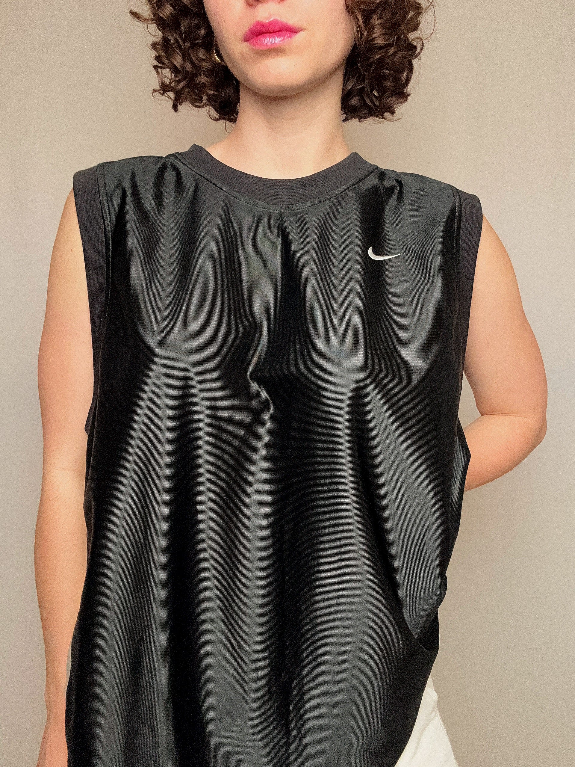 maillot de basket noir nike L vintage
