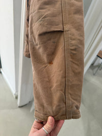 Vintage beige gefütterte CARHARTT-Jacke, Größe L