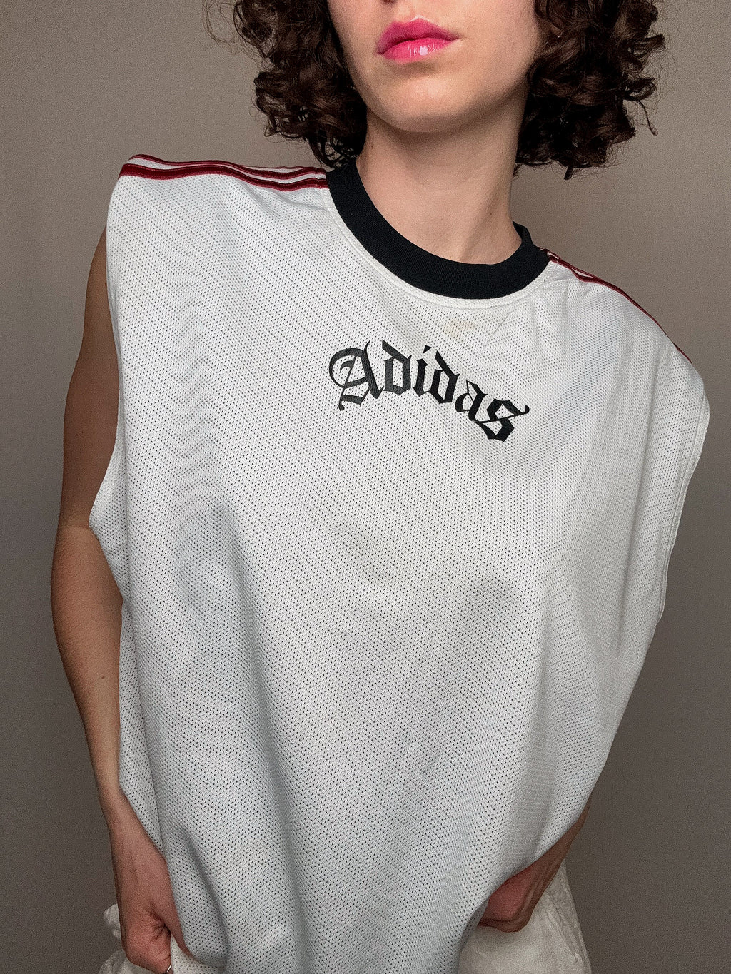 maillot de basketball reversible adidas XL vintage