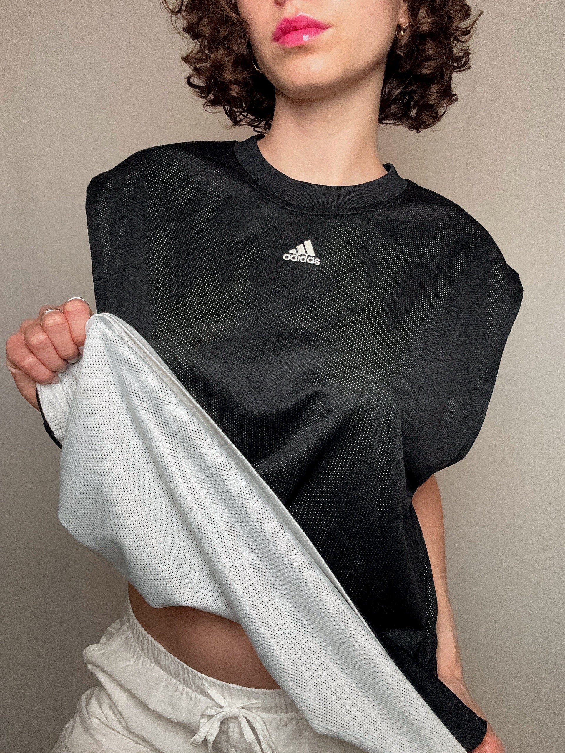 maillot de basketball reversible adidas XL vintage