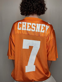 orangefarbenes Adidas Vintage Fußballtrikot XL