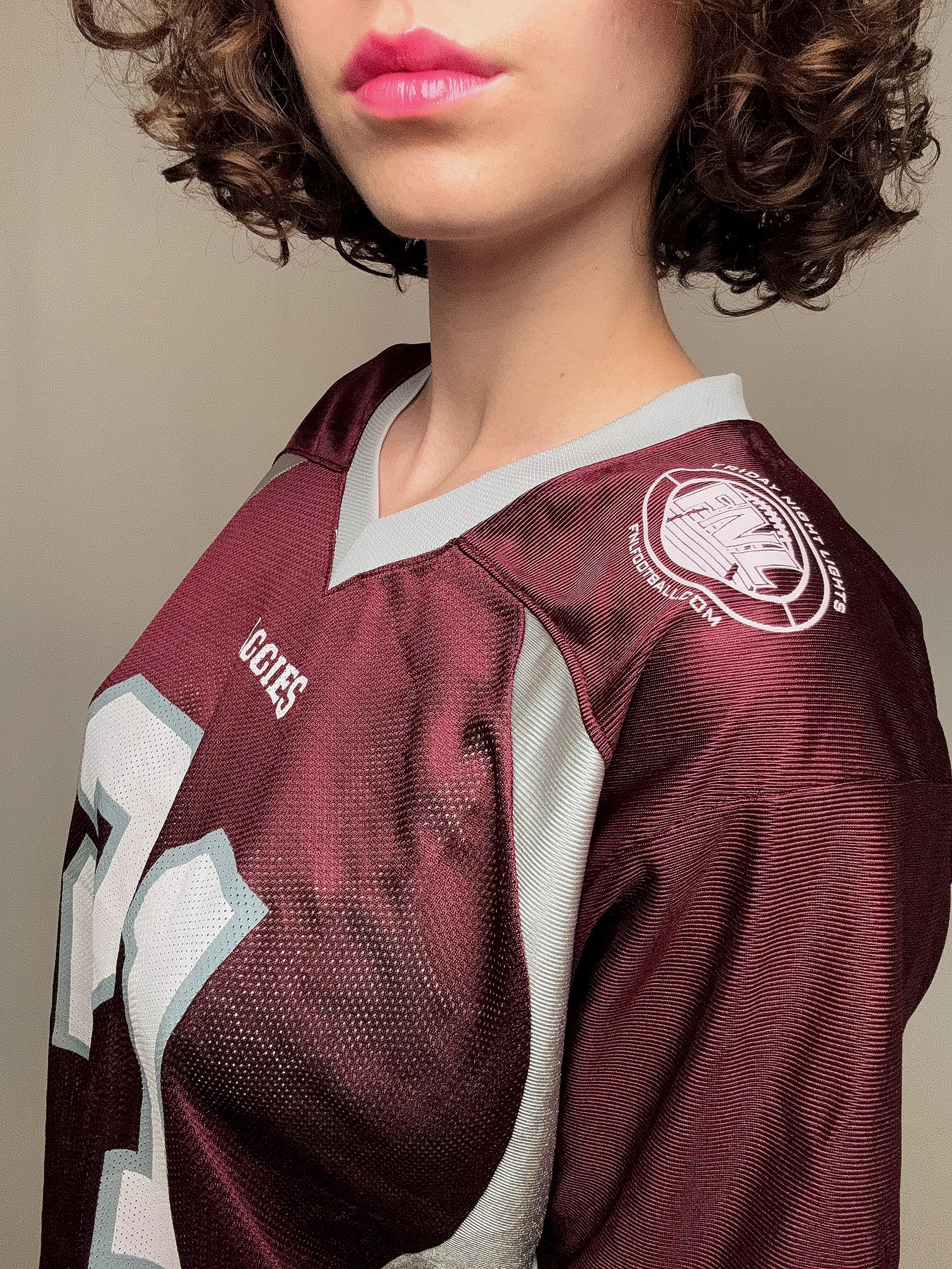 maillot de football bordeaux L vintage