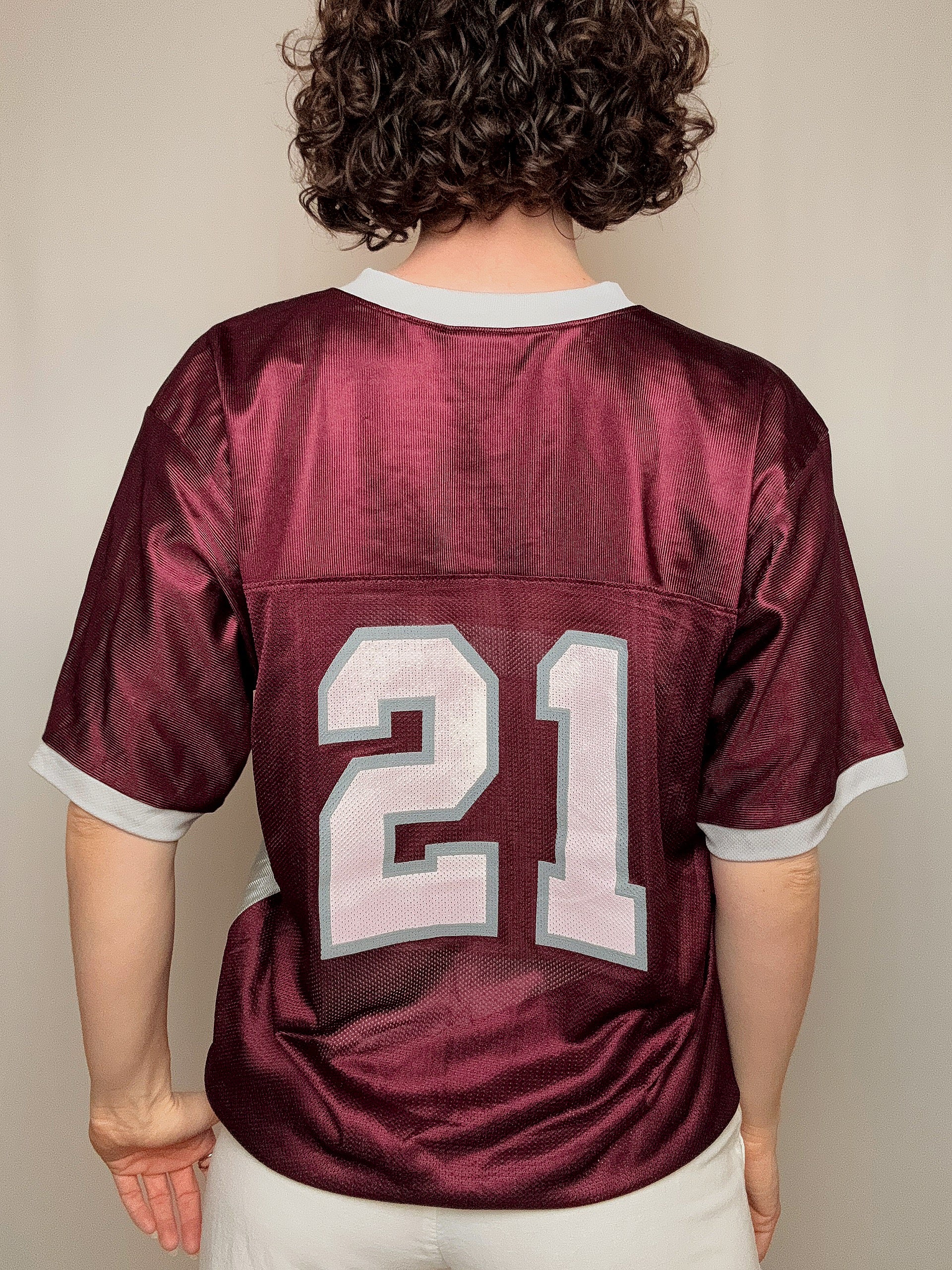 maillot de football bordeaux L vintage