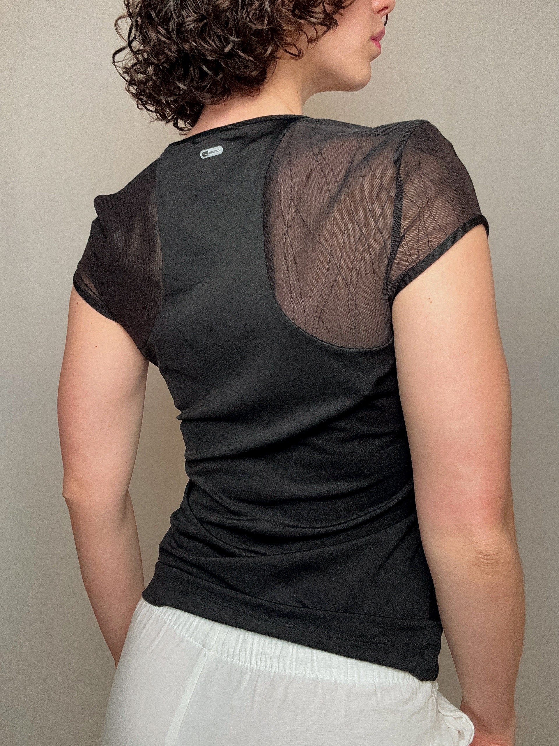 Tshirt avec mesh noir Puma M vintage