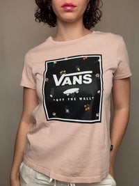 Tshirt rose vans M vintage