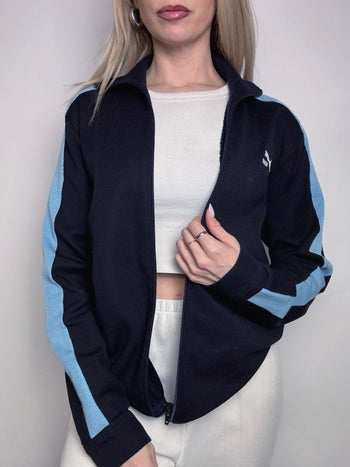 Jacket fittée Bleue marine PUMA M/L vintage