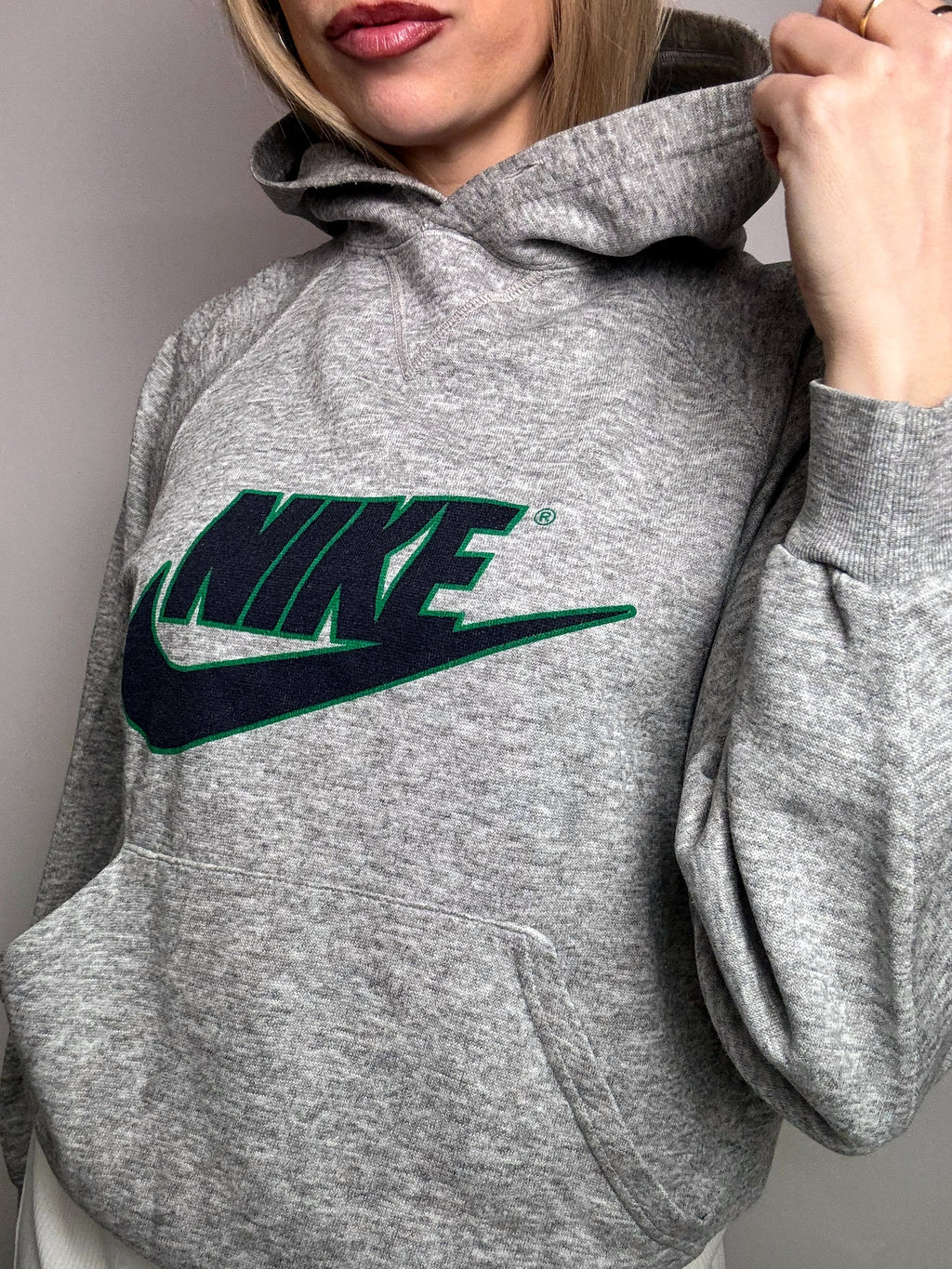 NIKE S Vintage Grauer Hoodie