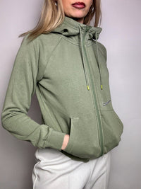 NIKE XS/S Vintage Water Green Hooded Jacket