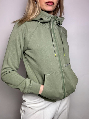 NIKE XS/S Vintage Water Green Hooded Jacket