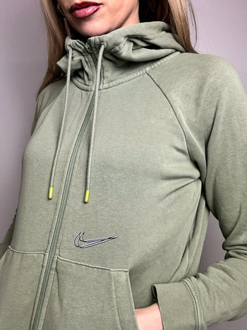 NIKE XS/S Vintage Water Green Hooded Jacket