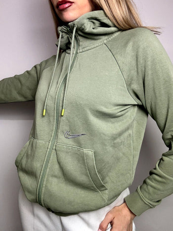 NIKE XS/S Vintage Water Green Hooded Jacket