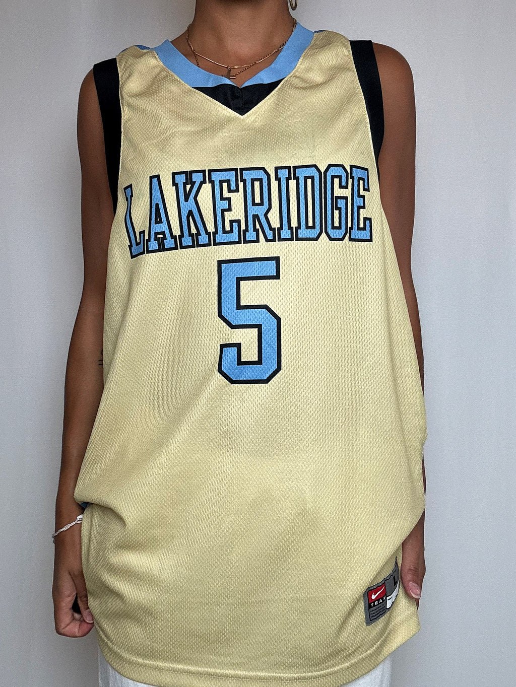 Jersey jaune NIKE L vintage