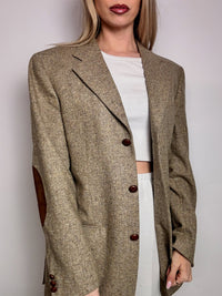 Vintage XL beige wool blazer